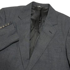 Polo University Club Ralph Lauren Blazer Men 42R Grey Wool Sport Coat Vtg 90 USA
