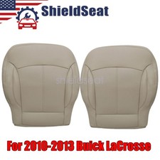 2010 To 2013 For Buick Lacrosse Driver Passenger Bottom Leather Seat Cover Tan