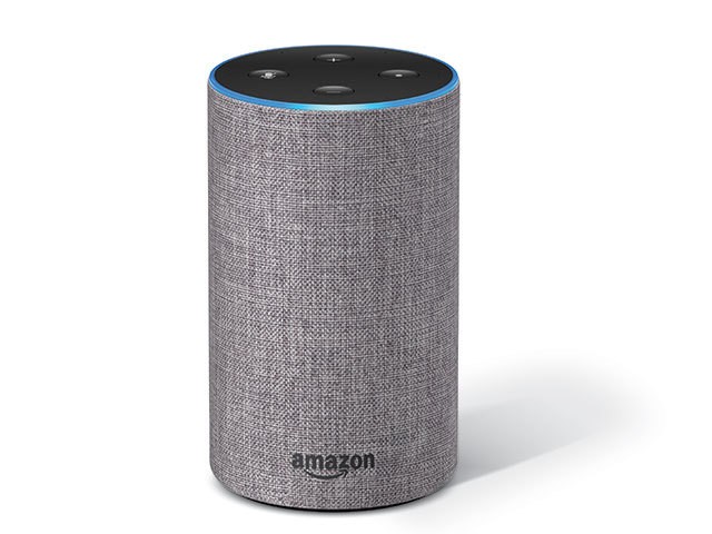Amazon Echo 2nd Generation Smart Speaker with Alexa - Heather Gray (Open Box)