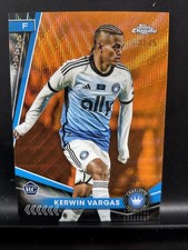2024 Topps Chrome MLS Kerwin Vargas #88 Orange Wave Refractor /25 (RC)