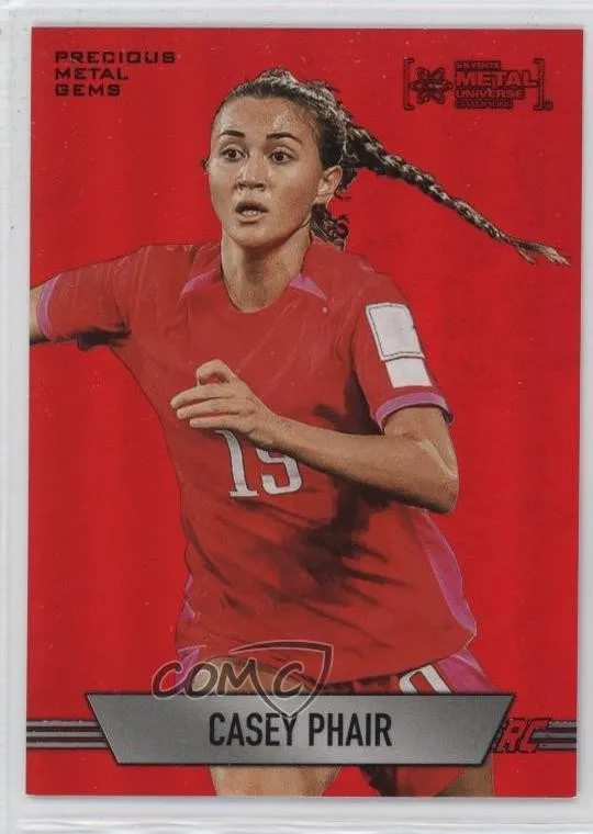 2024 Skybox Metal Universe Champions Casey Phair #FF-25 PMG Red 020/100 Rookie
