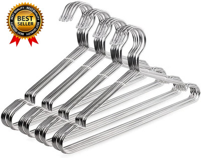Wire Hangers 40 Pack Stainless Steel Strong Metal Coat Hanger Clothes 16.5 Inch.