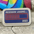 Black Hand Bullion Recession Loading 1 oz .999 Enameled Silver Bar #27/75 + COA