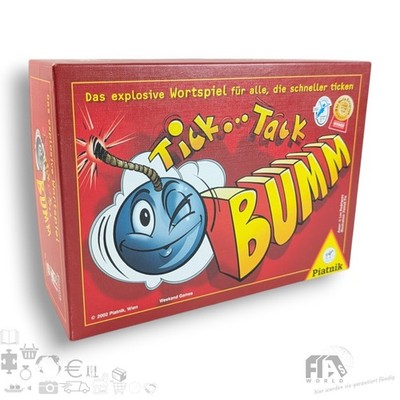Piatnik - Tick Tack Bumm - Das explosive Wortspiel - Brettspiel     Partyspiel
