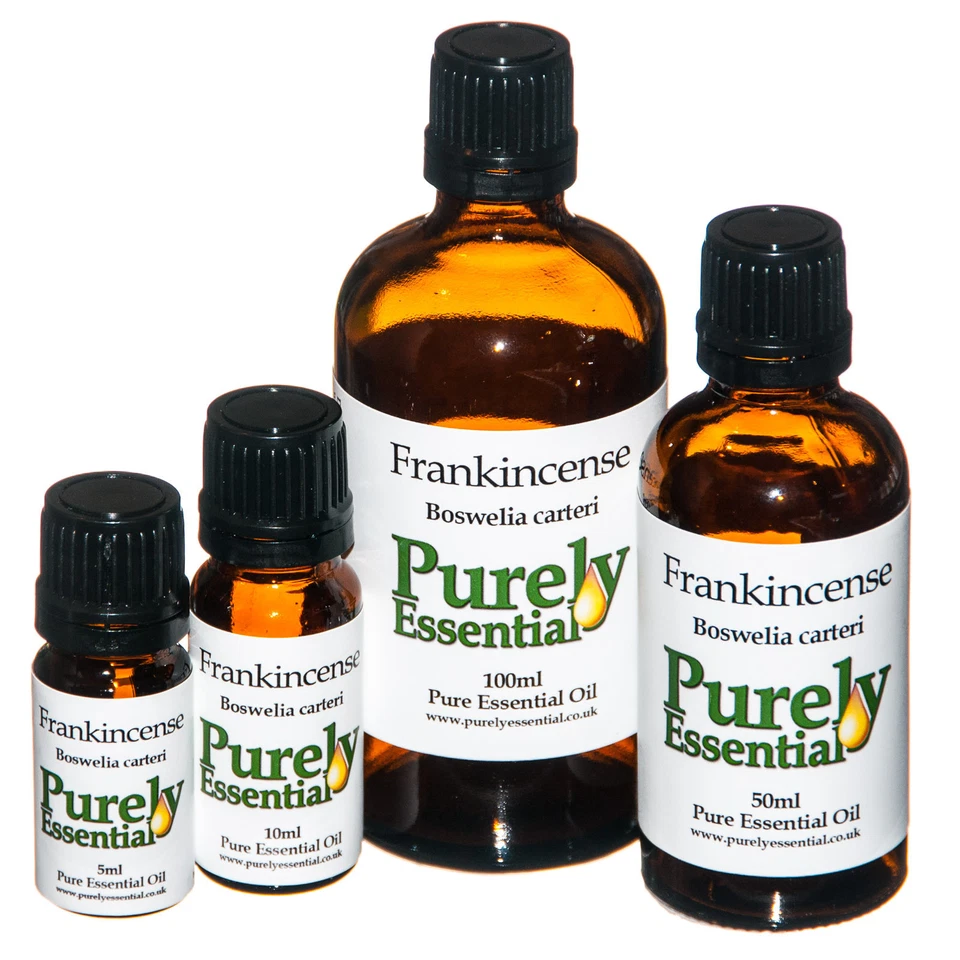 PURELY ESSENTIAL Frankincense Essential Oil 5ml 10ml 50ml 100ml 100% Pure & Natural, Purely