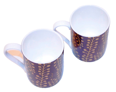 クラム くすみオフィス+アンティーク+ミルク珈琲+モアレッド+紫パンジー CACHAREL Mimosa Purple COFFEE MUG Delicate Fine Bone China | eBay