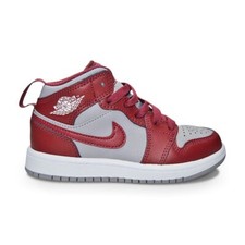 Kids Nike Jordan 1 Mid PS - DQ8424 615 - Cherrywood Red White