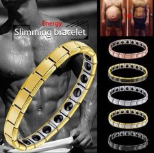 Titanium steel bracelet Magnetic therapy bracelet Adjustable