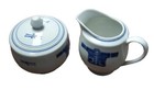 Laurie and Jon Curties Hong Kong 1999 Sugar Bowl & Creamer Vintage 