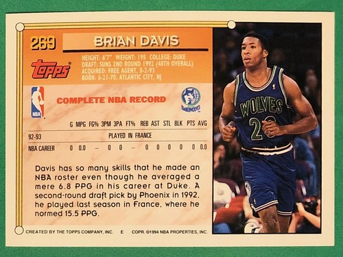 1993-94 Topps Basketball **PICK YOUR CARD / FINISH YOUR SET** NRMT - Picture 132 of 376