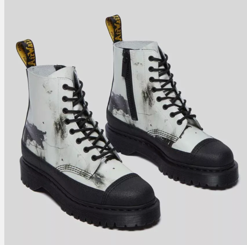 Dr. Martens x Nine Inch Nails 1460 Backhand Leather Boots Dr. Martens x Nine Inch Nails 1460 Backhand Leather Boots