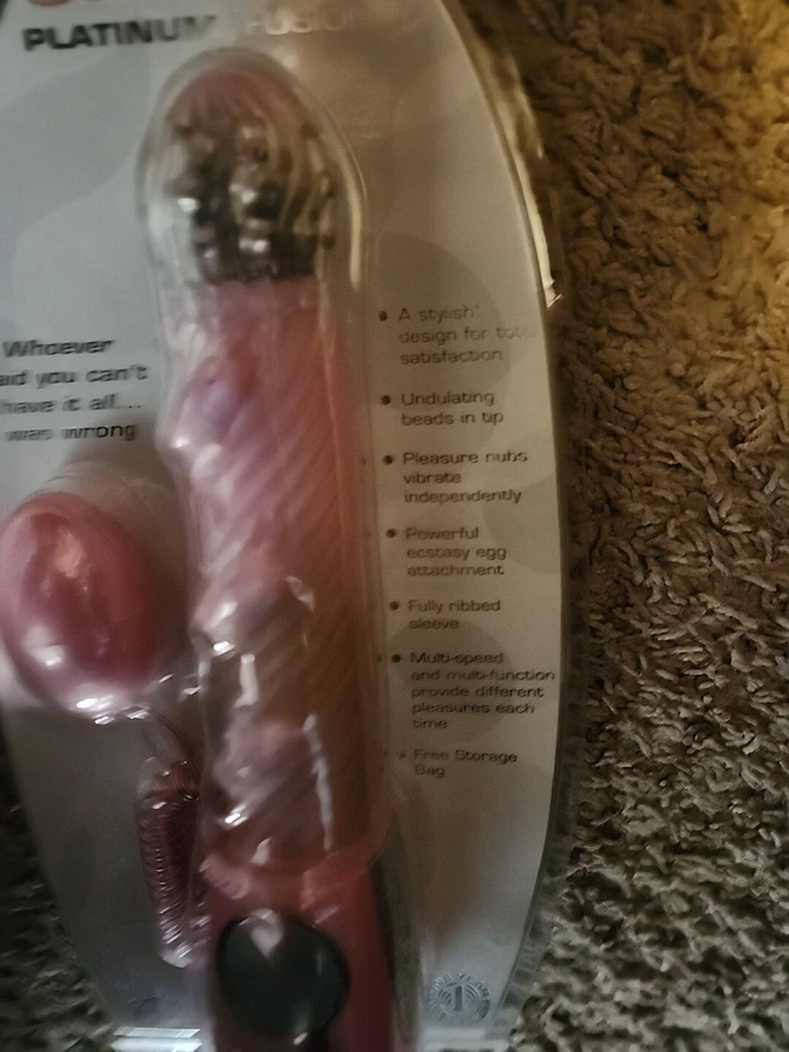 Consolador vibrador Topco Grrl Toyz Platinum Fusion I juguete sexual pene vagina Foto 3 de 4