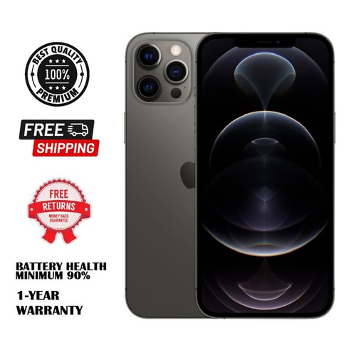 Apple iPhone 12 Pro 256 GB Graphite Unlocked (All Carriers) Premium Condition - Photo 6 sur 10