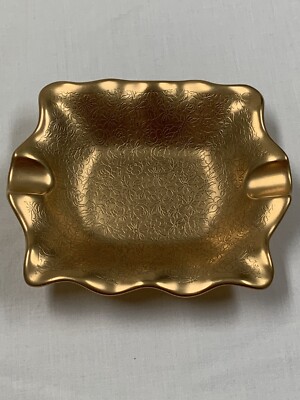 Pickard China Made In USA Gold Ashtray #136