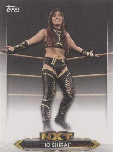 Io Shirai Champion #43 WWE NXT Topps 2021 Womens Division Holo