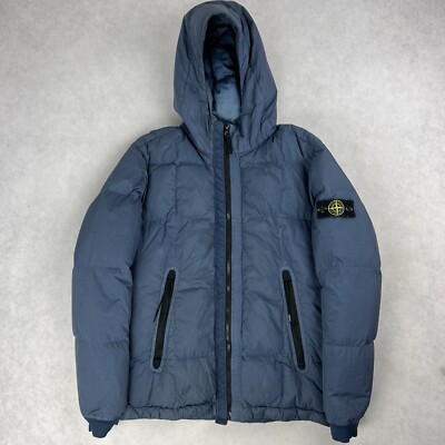Stone Island Crinkle Reps Down Puffer Jacket Junior Age 14 Coat