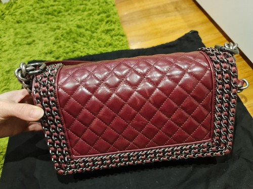 100% AUTH Chanel boy medium bag - Picture 3 of 13