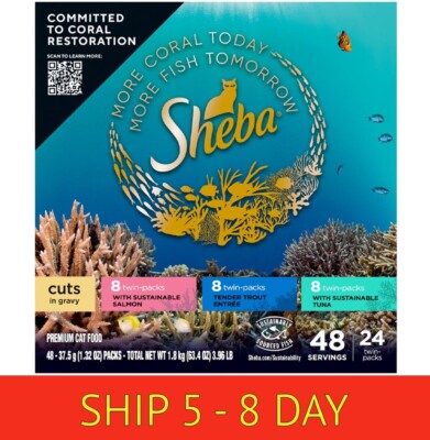 Sheba Perfect Portions Adult Cat Food....Variety Pack, 2.6 Oz., Pack of 24 (w16)