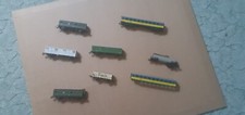 Güterwagen / Personenwagen Modelleisenbahn Spur N Konvolut bespielt 