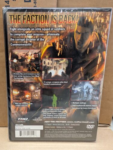 Red Faction II (Sony PlayStation 2, 2002) Neu/VERSIEGELT BESCHREIBUNG LESEN - Bild 3 von 3
