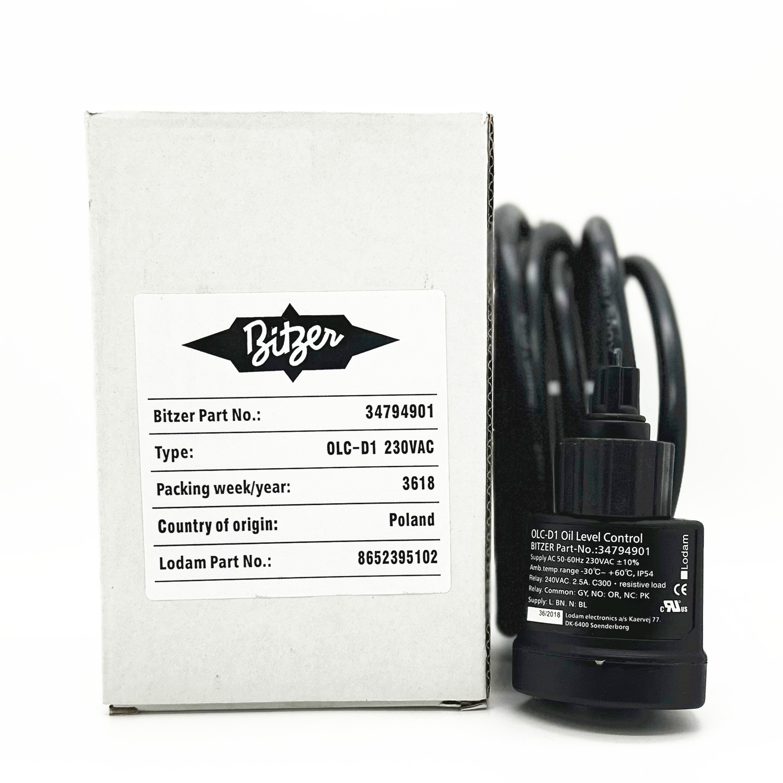 Lodam OLC-D1 BITZER Compressor Photoelectric Oil Level control Sensor 34794901