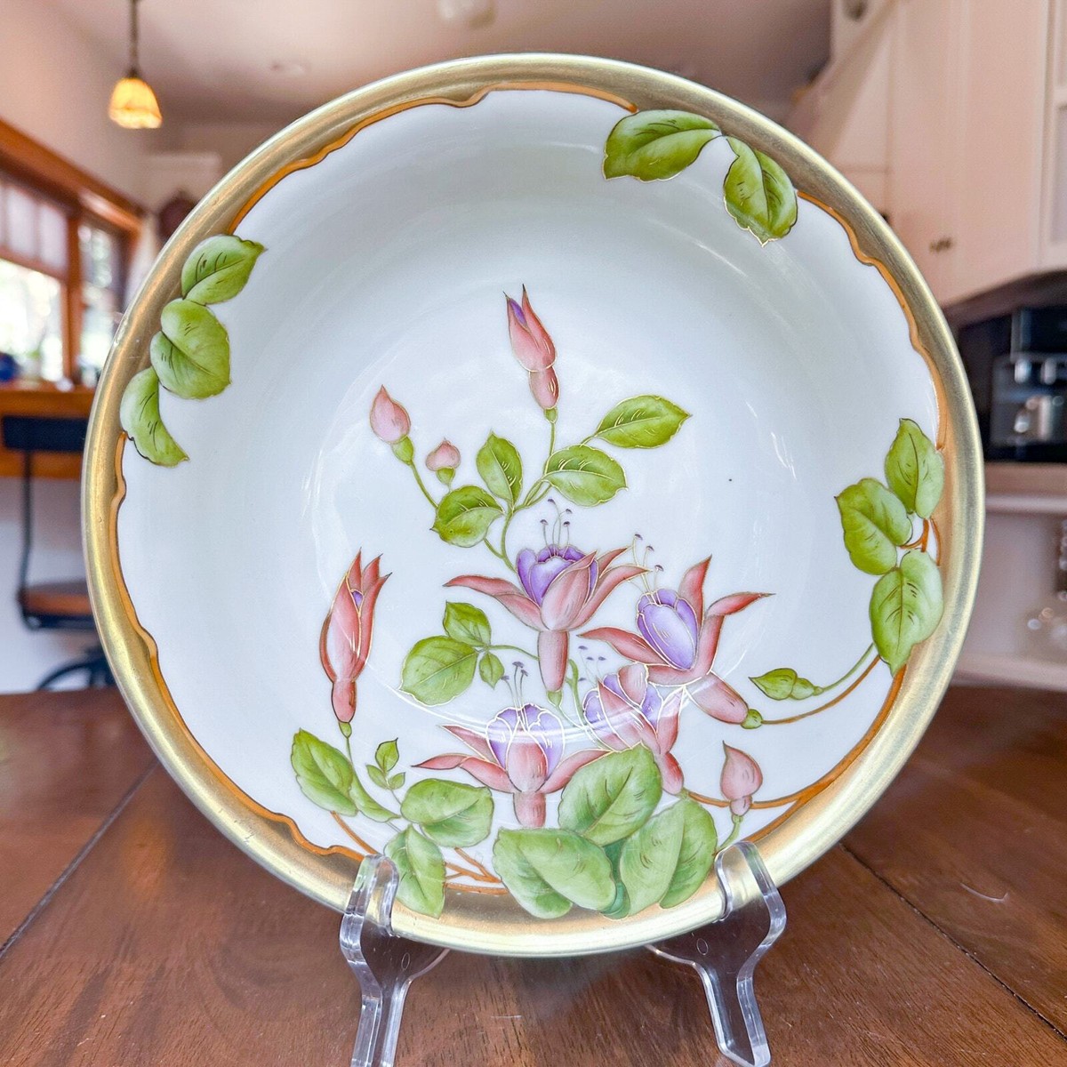 Antique PT Bavaria Hand Painted Porcelain Serving Bowl 2919