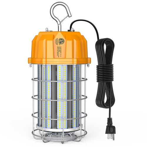 LED Construction Hanging Work Light 150W 80W 100W Portable Temporary Jobsite ETL - Picture 5 of 9