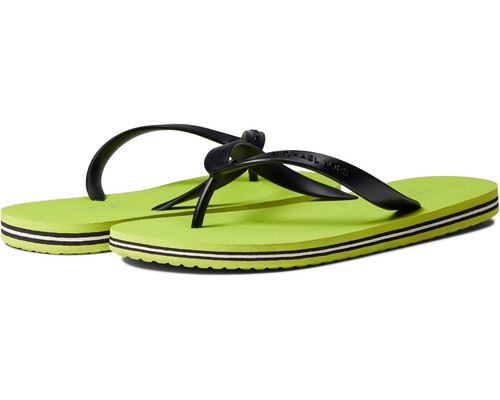MICHAEL KORS 'TRAVIS' LIME GREEN FLIP FLOPS UK 10 RRP £50 NEW BOXED 70% off RRP. - Picture 5 of 14