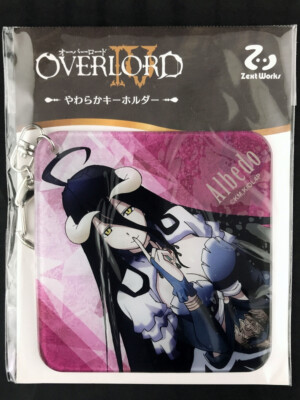 Overlord IV Albedo 2 Yawaraka Key Holder Ring Zext Works New
