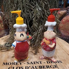 CIC Tracy Flickinger Chef Master BBQ Grill Ketchup & Mustard Dispenser