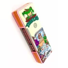 Vintage TMNT TURTLES PENCIL CASE DOUBLE MAGNETS 1990 MIRAGE STUDIOS