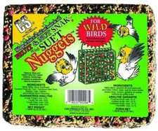 C  S 100214207 2.25 LB Fruit  Nut Bird Food Snak With Suet Nuggets