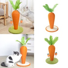Funny Carrot Cat Grinding Claw Post Pet Supplies Kitten Scratcher Climbing Tree