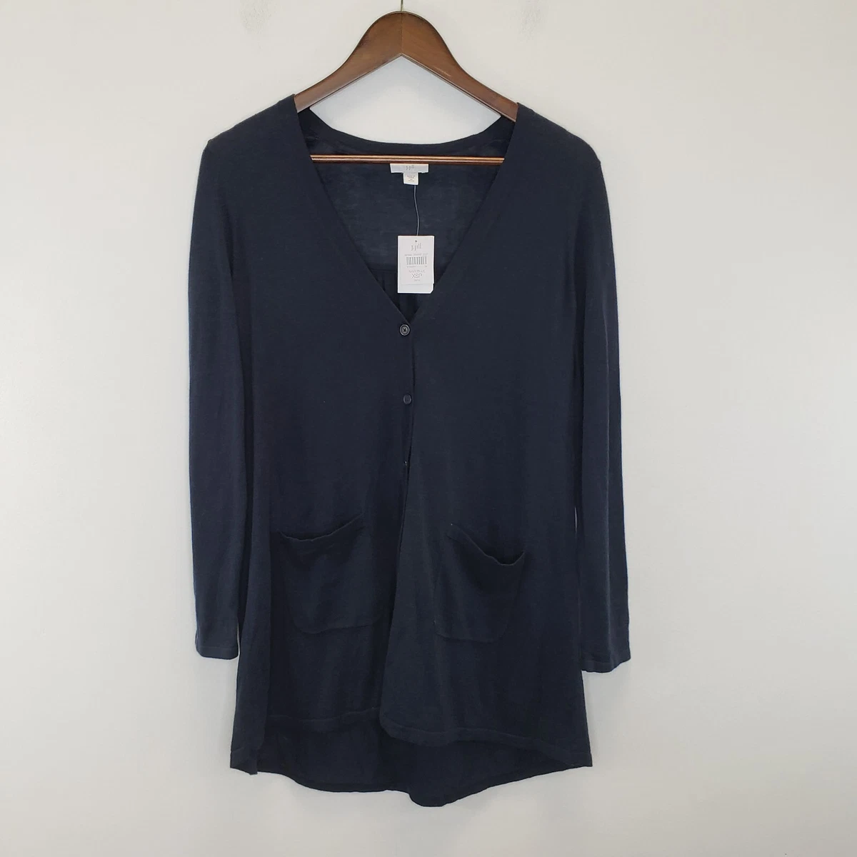 Petite navy cardigan clearance sweater