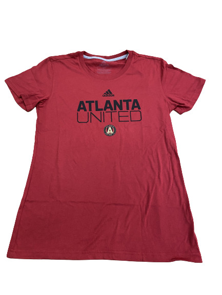 Футболка Adidas MLS Atlanta United FC Wmns Performance Красная/черная EE0923 