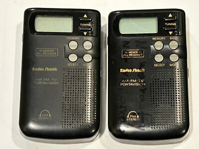 Optimus 12-174 TV AM/FM Receiver Porta Vision Realistic Radio Shack Rare Parts
