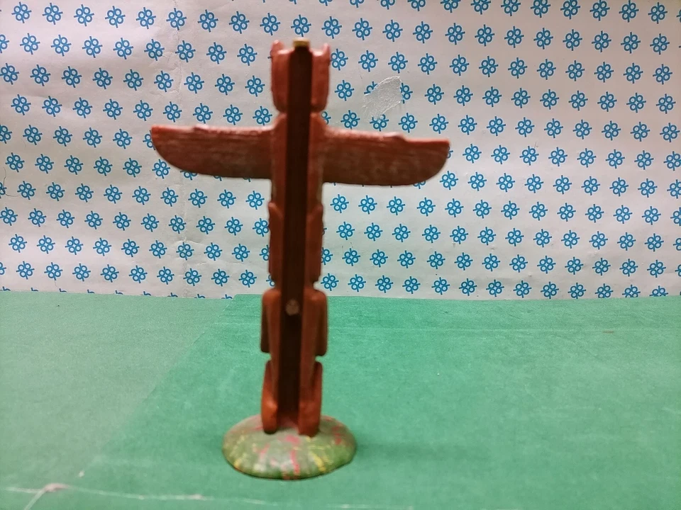 Totem Indien Natif Américain Old Wild West - Elastolin 70 Mm. - Photo 4/4