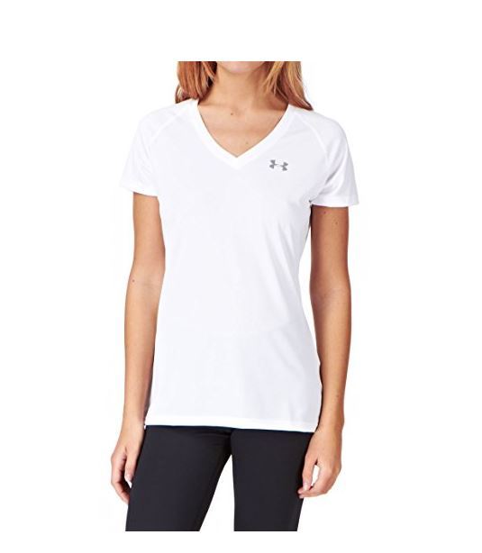 under armour v neck t shirt women's