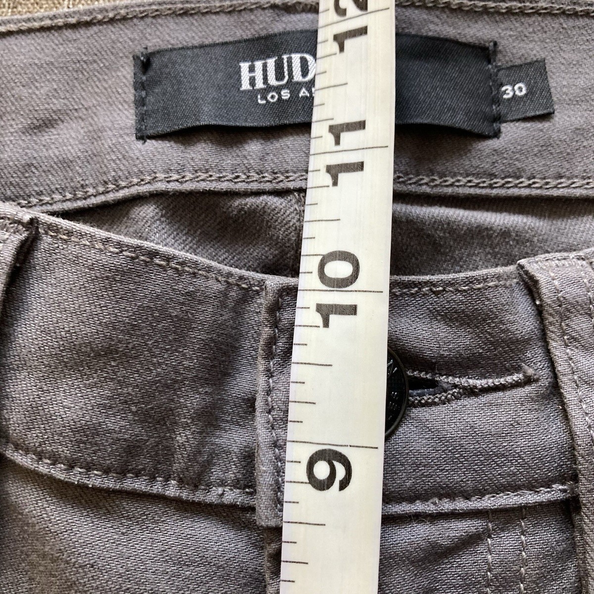 Hudson Axl Skinny Reverse Twill 5 Pocket Chino Pants Mens 30 x 31