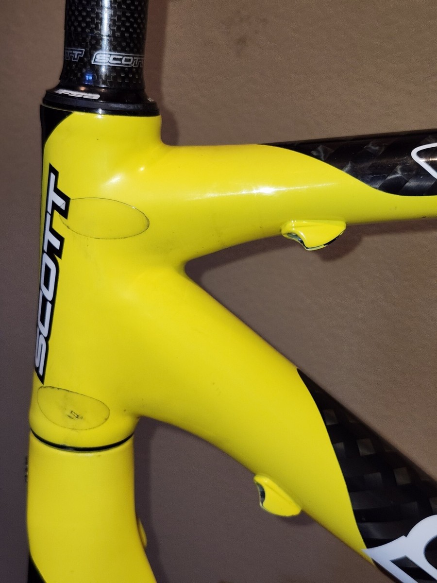 SCOTT スコットCR1 CT540mm フルカーボン フレームセット Scott CR1 Equipe Carbon Frameset 52cm Black/Yellow Road Bike
