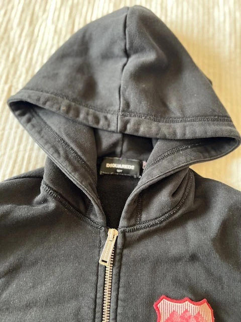 DSQUARED2 Splendida felpa con cappuccio Dsquared ragazzo Y10 acquistata su Farfetch per più di 250€