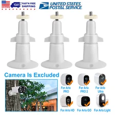 3x Security Camera Wall Mount 360°Adjustable Bracket for Arlo/Pro Indoor Outdoor