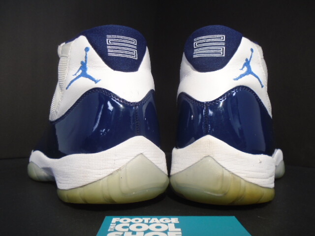 NIKE AIR JORDAN XI 11 RETRO WIN LIKE 82 WHITE UNIVERSITY BLUE NAVY