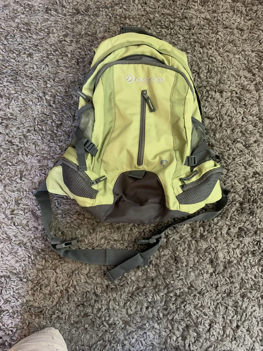 Outdoor Products Green Gray Hiking Backpack With Water Bag eBay