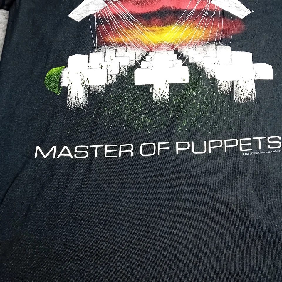 METALLICA MASTER OF PUPPETS DAMAGE INC TOUR 2020 TSHIRT - MENS SIZE MEDIUM - Image 2 of 4