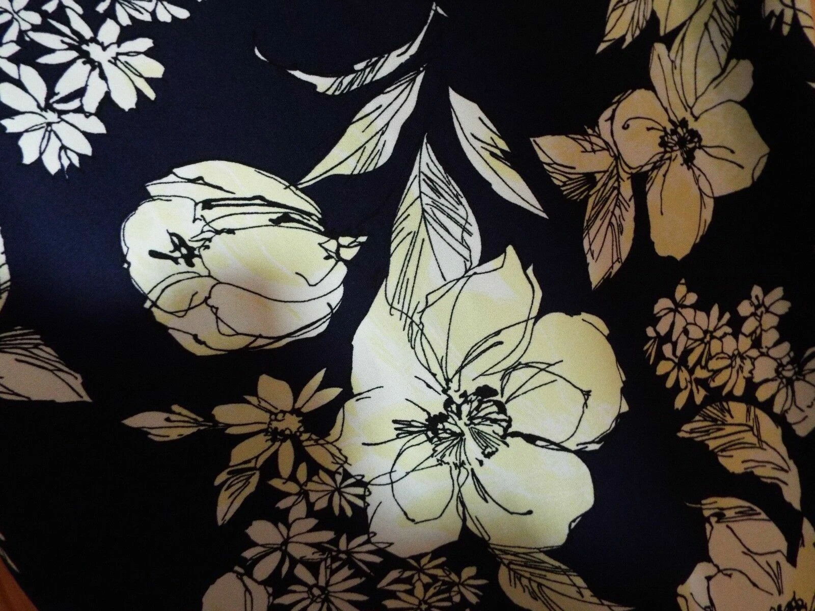 UNDERCOVER Abito nuovo con etichette BHS Sophie grigio navy motivo floreale giardino segreto taglia UK 10 Eur 38