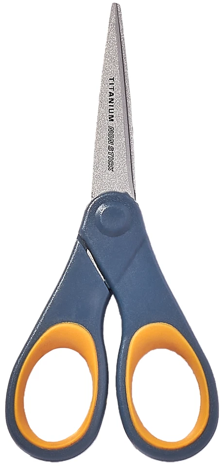 Acme Westcott Schere Titanium Non Stick E-3065000  13cm Grau Gelb Bastelschere - Bild 3 von 3