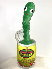 Gagster Funny Stuff 14" Plush Green Dancing Pickle Sings Repeats Tells Jokes