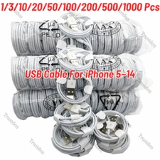 For Apple iPhone 6 7 8 Plus X XR XS 11 12 13 14 USB Cable Charger Cord Wholesale