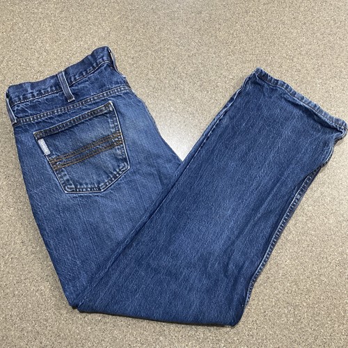 Mens 38x30 Cinch Silver Label Slim Fit 